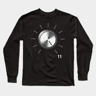 These Go To Eleven - Volume Knob - Guitar print Long Sleeve T-Shirt